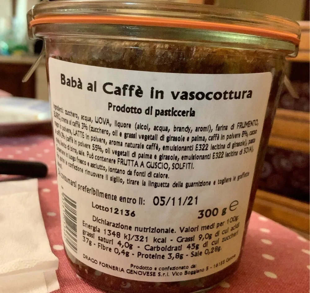 Babà al caffe in vasocottura
