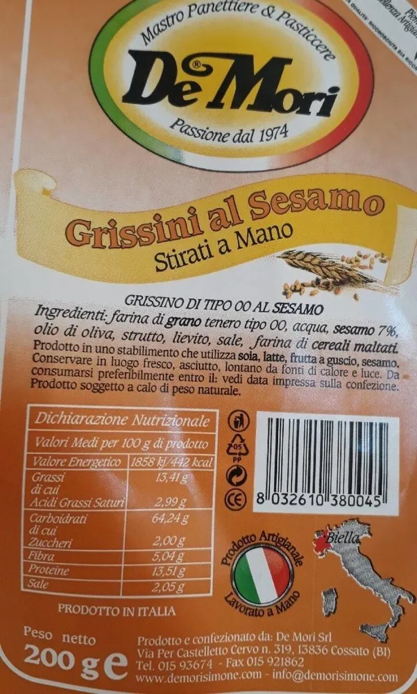 Grissini al Sesamo