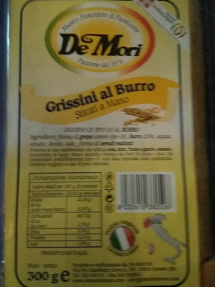 Grissini Al burro