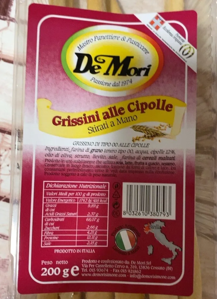 Grissini alle cipolle
