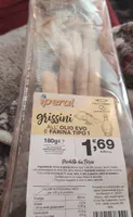 Grissini all'olio evo e farina tipo 1