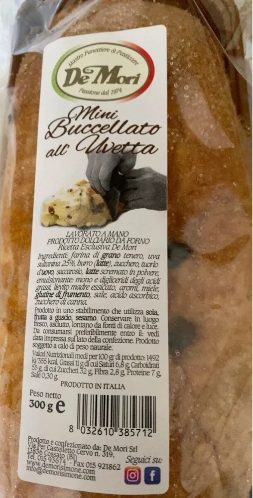 Mini Buccellato all’uvetta