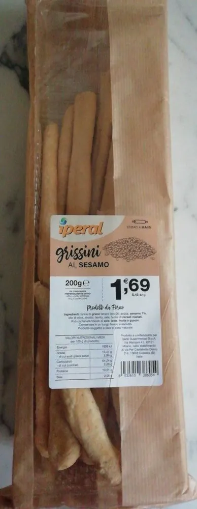 Grissini al sesamo