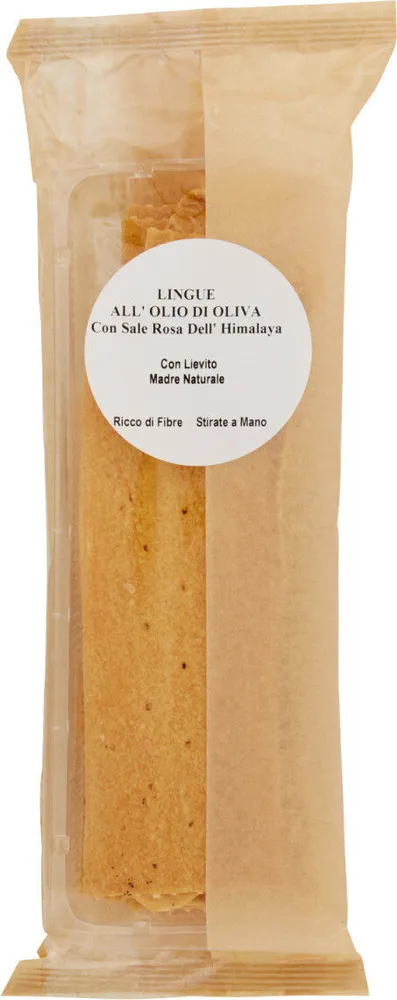 Lingue all'olio di oliva con sale rosa dell'himalaya