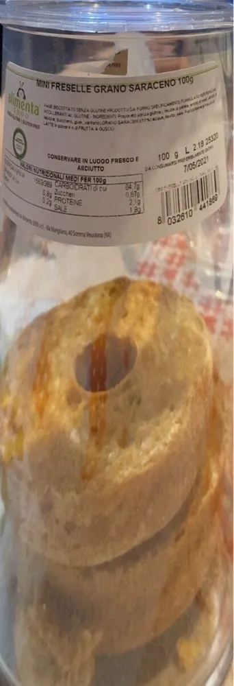 Mini freselle grano saraceno