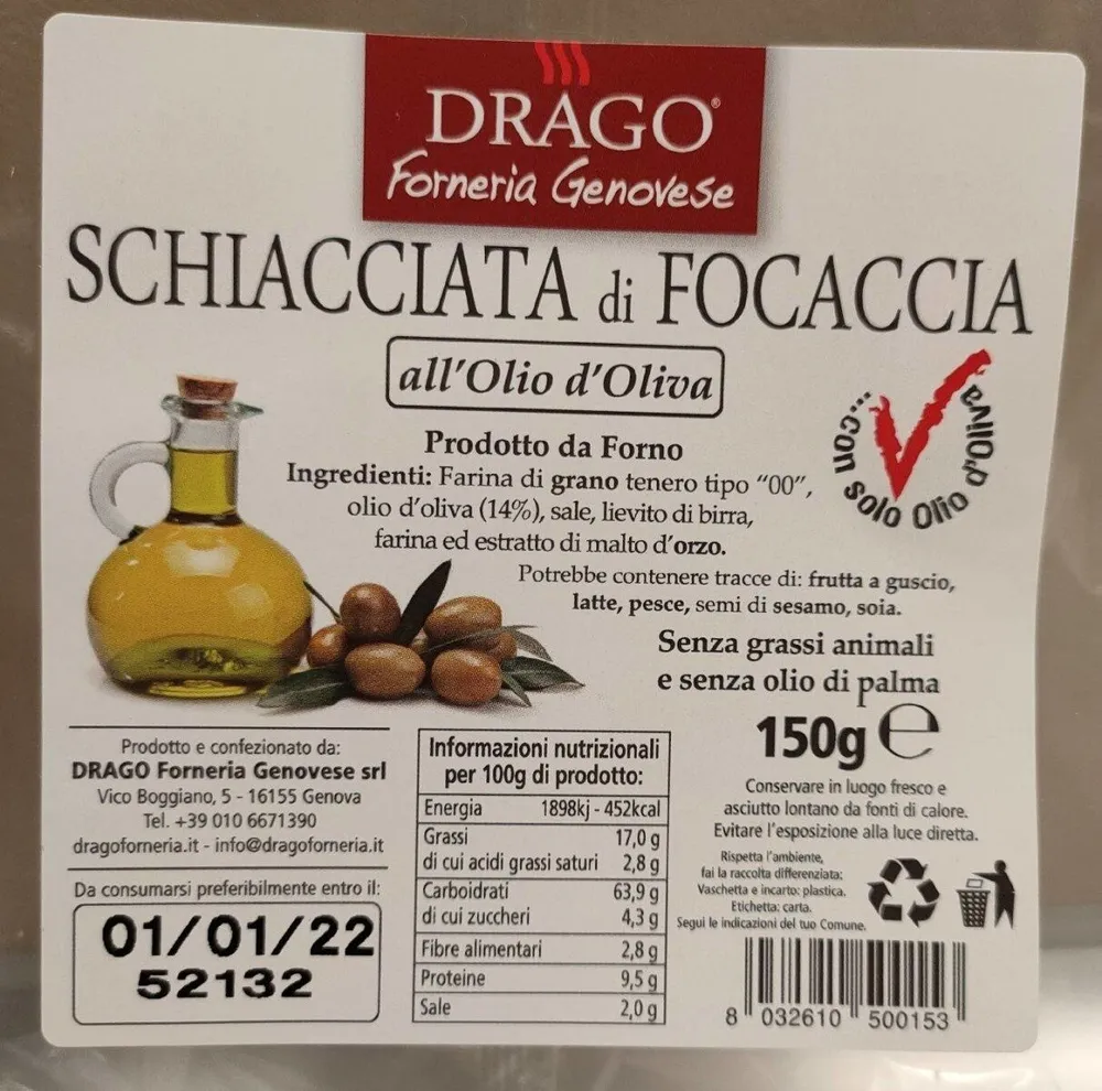 Schiacciata di focaccia