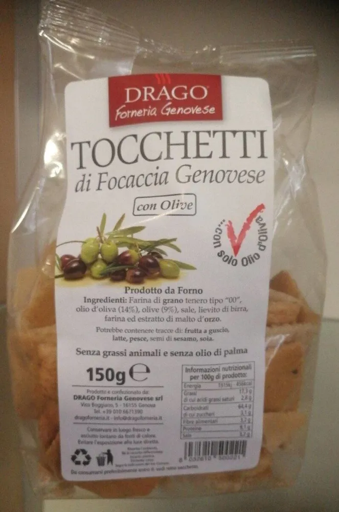 Tocchetti di focaccia