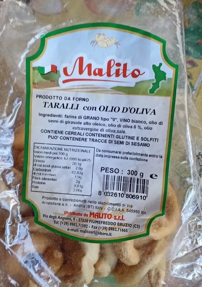 Taralli con Olio d'oliva