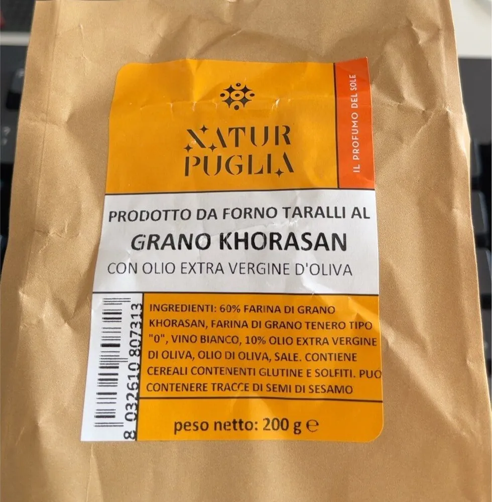 Taralli grano khorasan