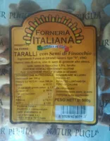 Taralli con semi di finocchio