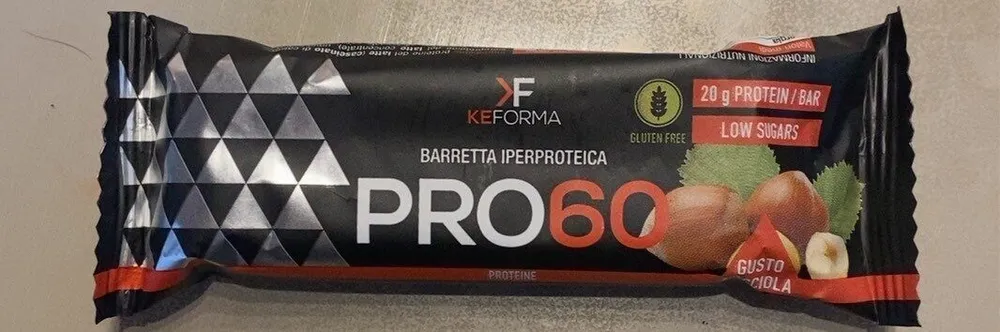 Pro60 barretta iperproteica nocciola