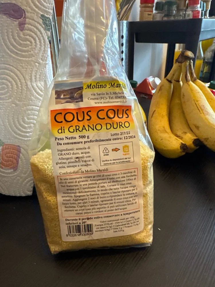 Cous Cous Di Grano Duro