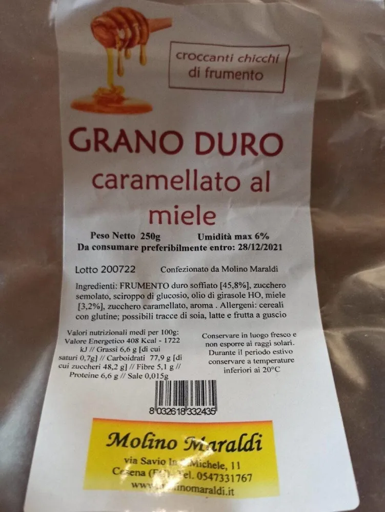 Grano Duro caramellato al miele
