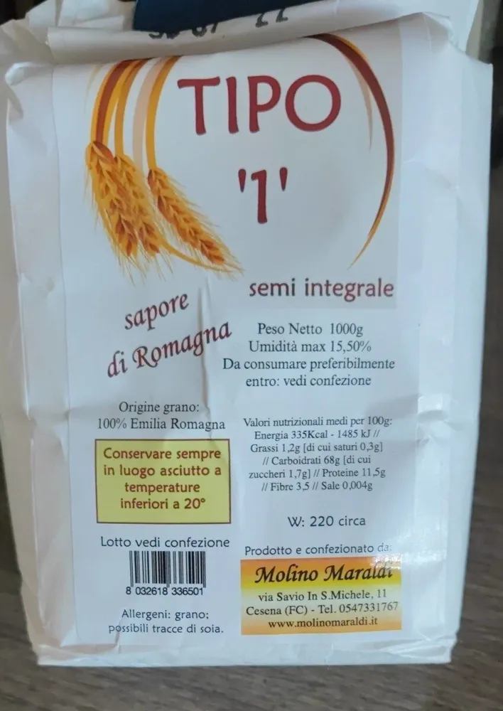 Farina semi integrale tipo 1