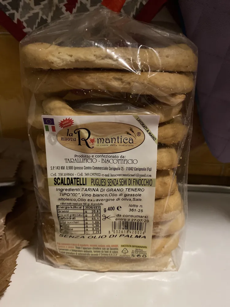 Scaldatelli pugliesi sesamo e finocchio