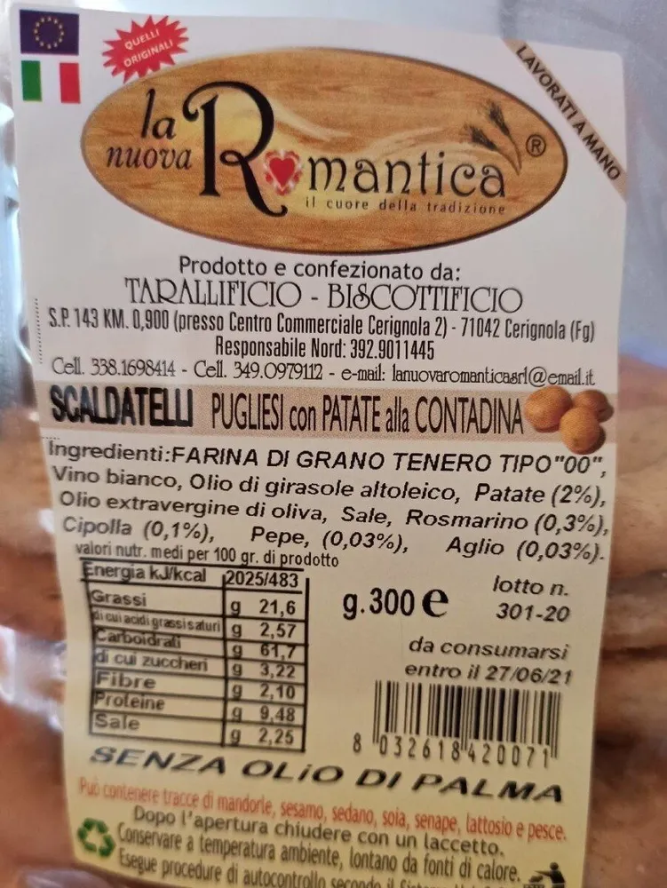 Scaldatelli Pugliesi al rosmarino
