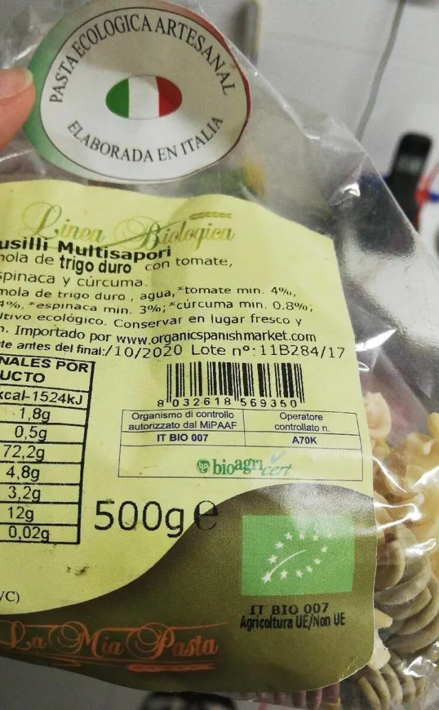 Fusillini multisapori