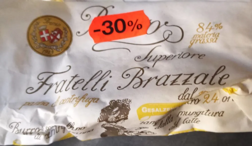 Burro Superiore Fratelli Brazzale - Il cremoso