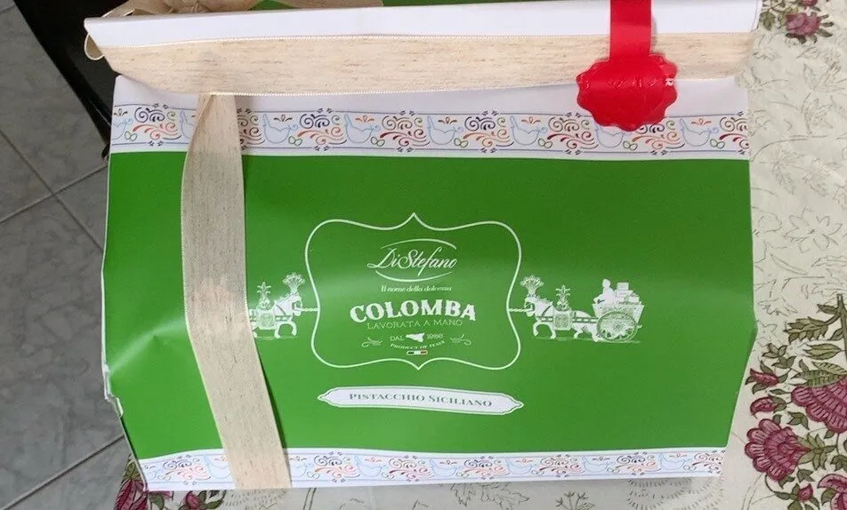 Colomba pistacchio siciliano