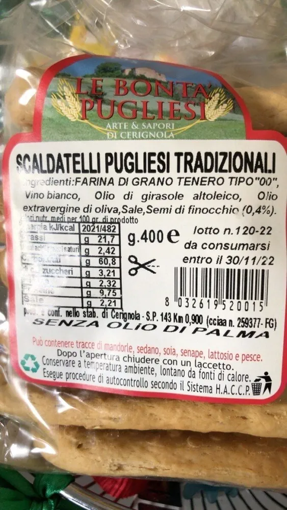 Scaldatelli pugliesi tradizionali