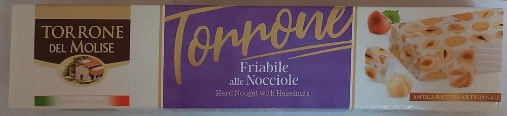 Torrone friabile alle nocciole