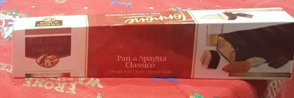 Torrone pan di Spagna classica