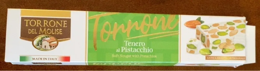 Torrone tenero al pistacchio