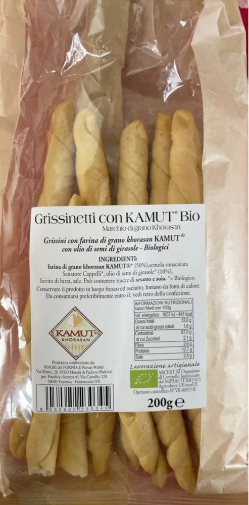 Grissinetti con Kamut Bio