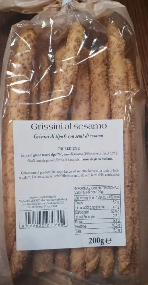 Grissini al sesamo