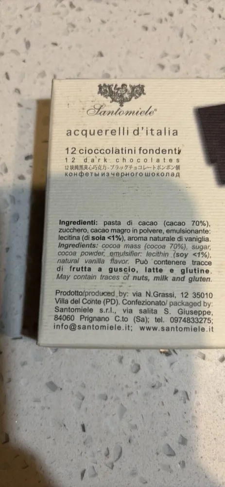 Cioccolatini fondenti