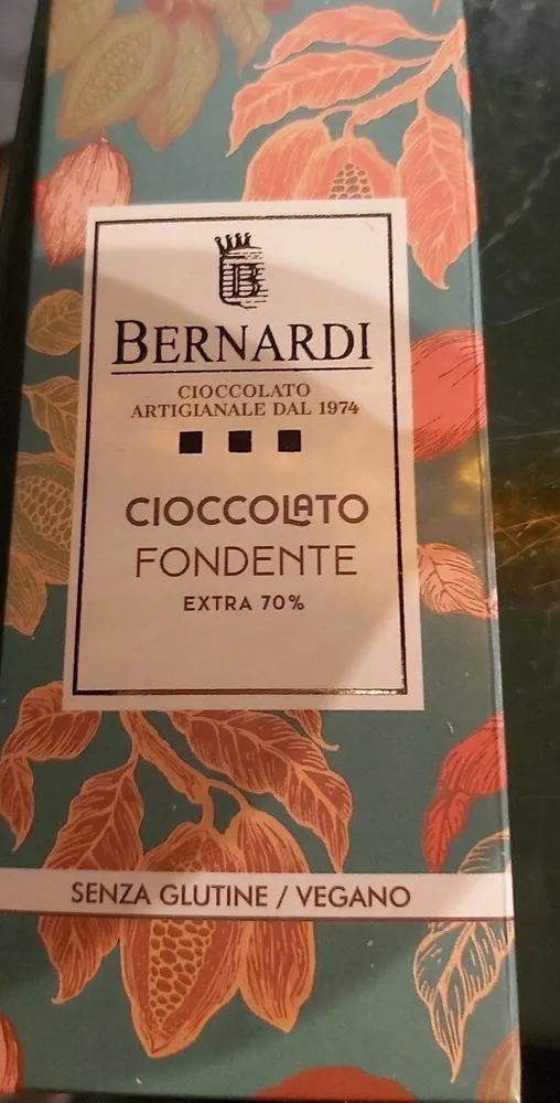 Cioccolato fondente 70 BERNARDI