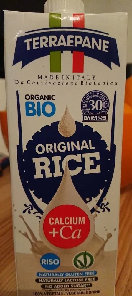 Lait de riz calcium