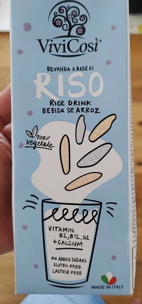 bevanda a base di riso