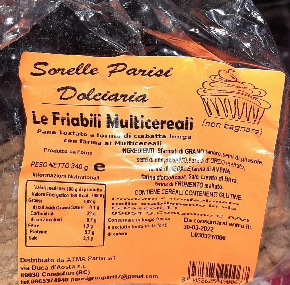 Le friabili multicereali