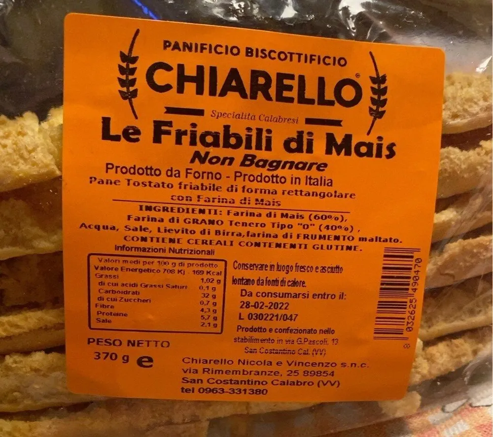 Friabili di mais