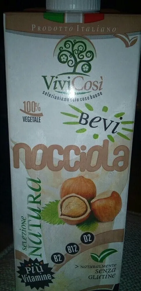 Boisson végétale de noisette