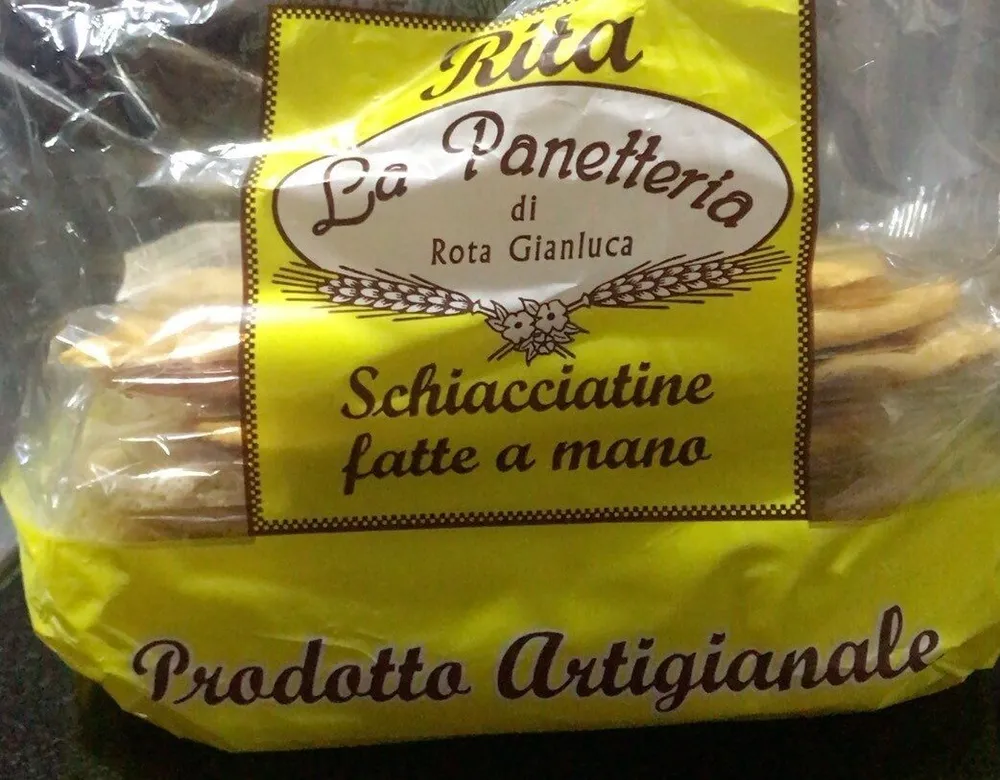 Schiacciatine fatte a mano