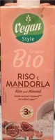 Organic bio riso e mandorla