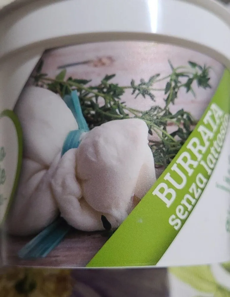 Burrata senza lattosio