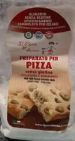 Preparato per pizza senza glutine