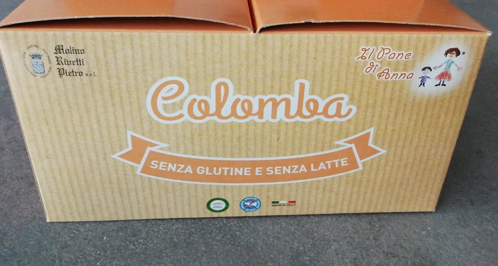 Colomba senza glutine e senza latte