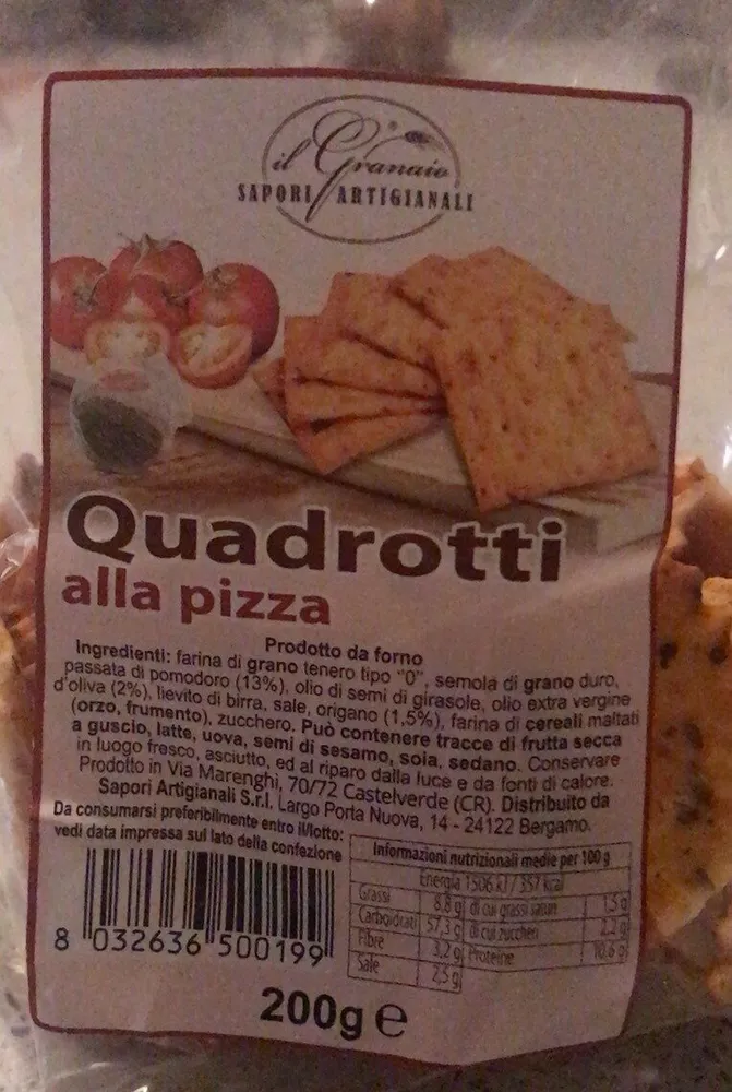 quadrotti alla pizza
