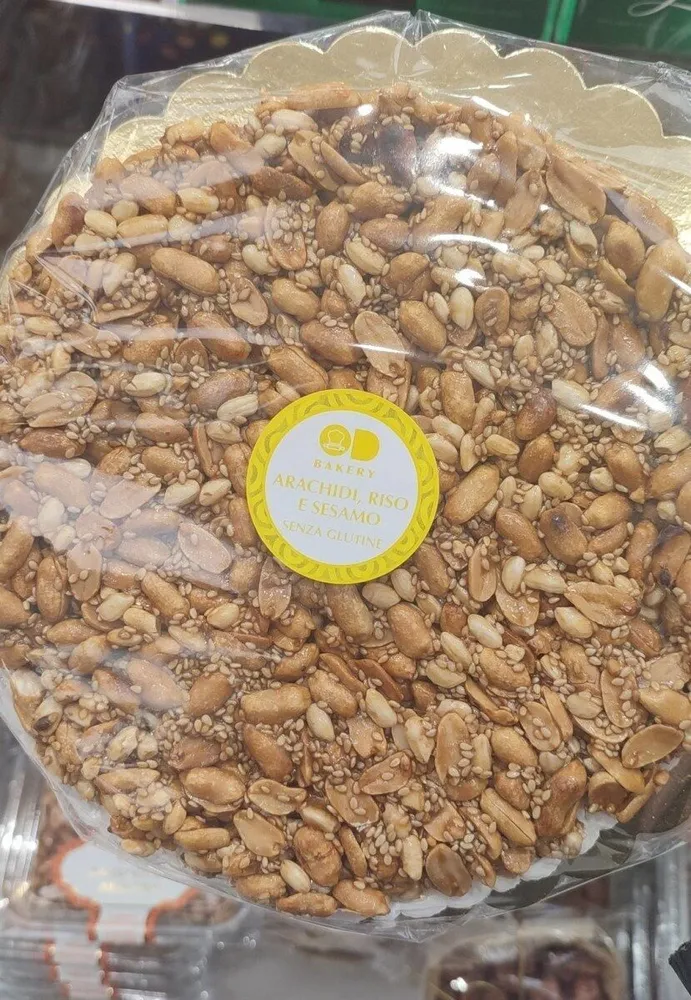 Torta Croccante Alle Arachidi sesamo e riso soffiato