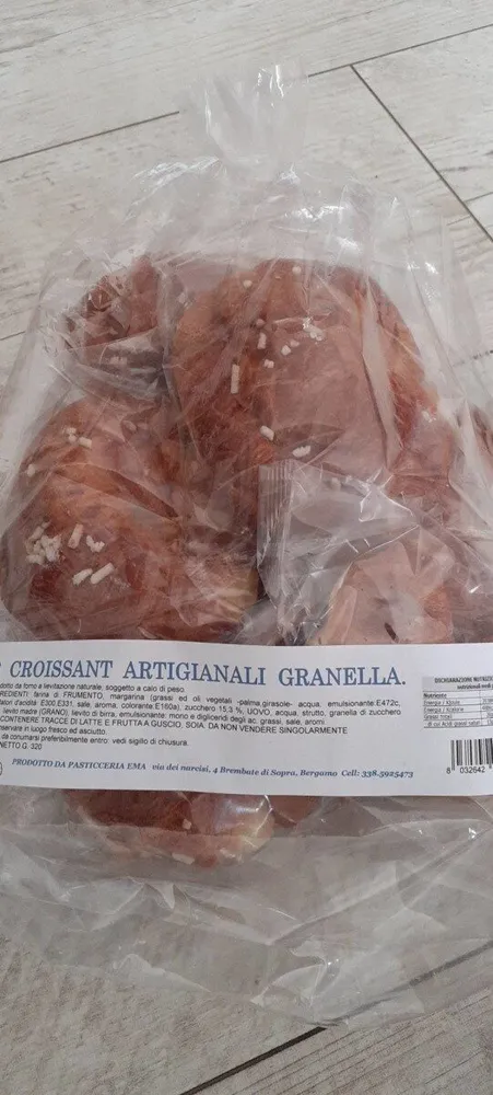 Croissant artigianali granella
