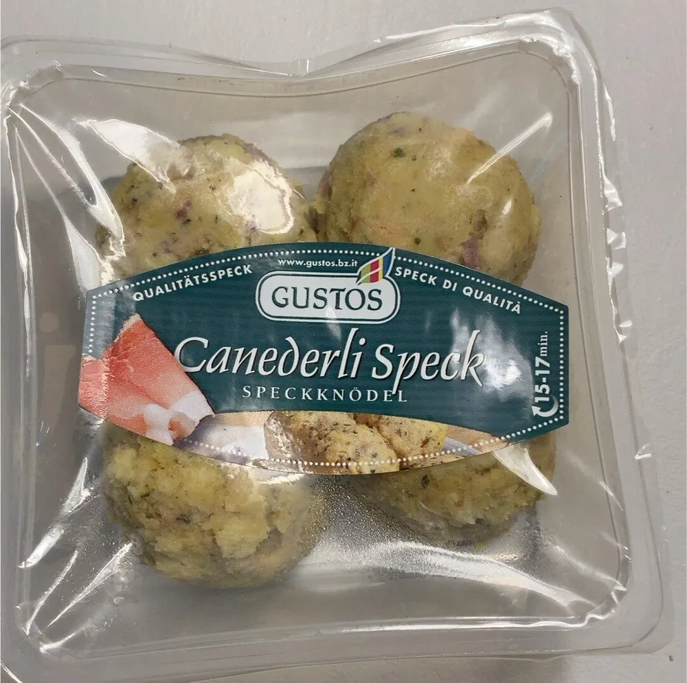 Canederli speck