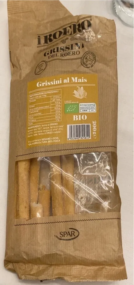 Grissini al Mais