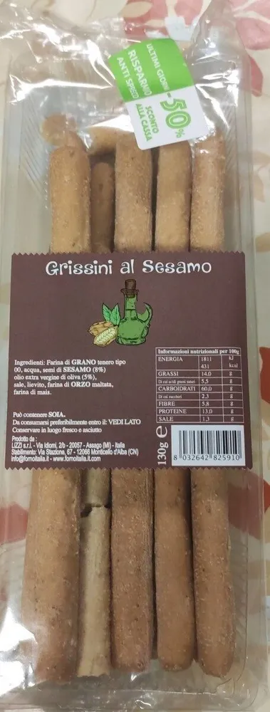 Grissini al sesamo
