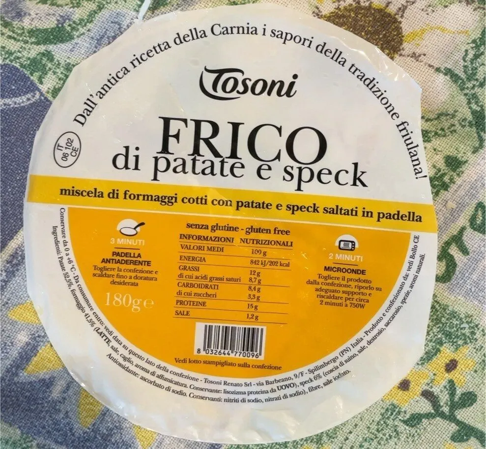 Frico di patate e speck