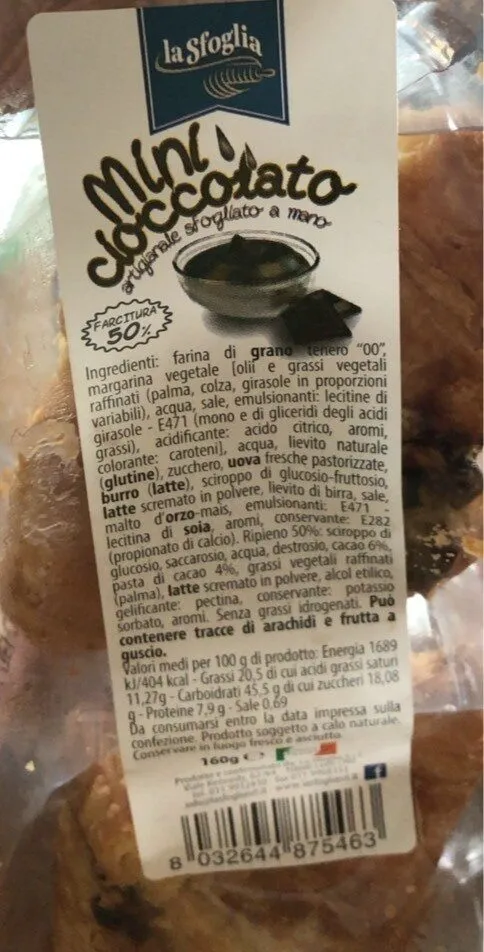 Mini croissant cioccolato