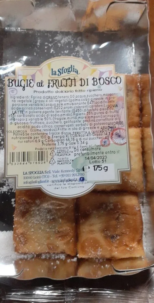 bugie ai frutti di bosco